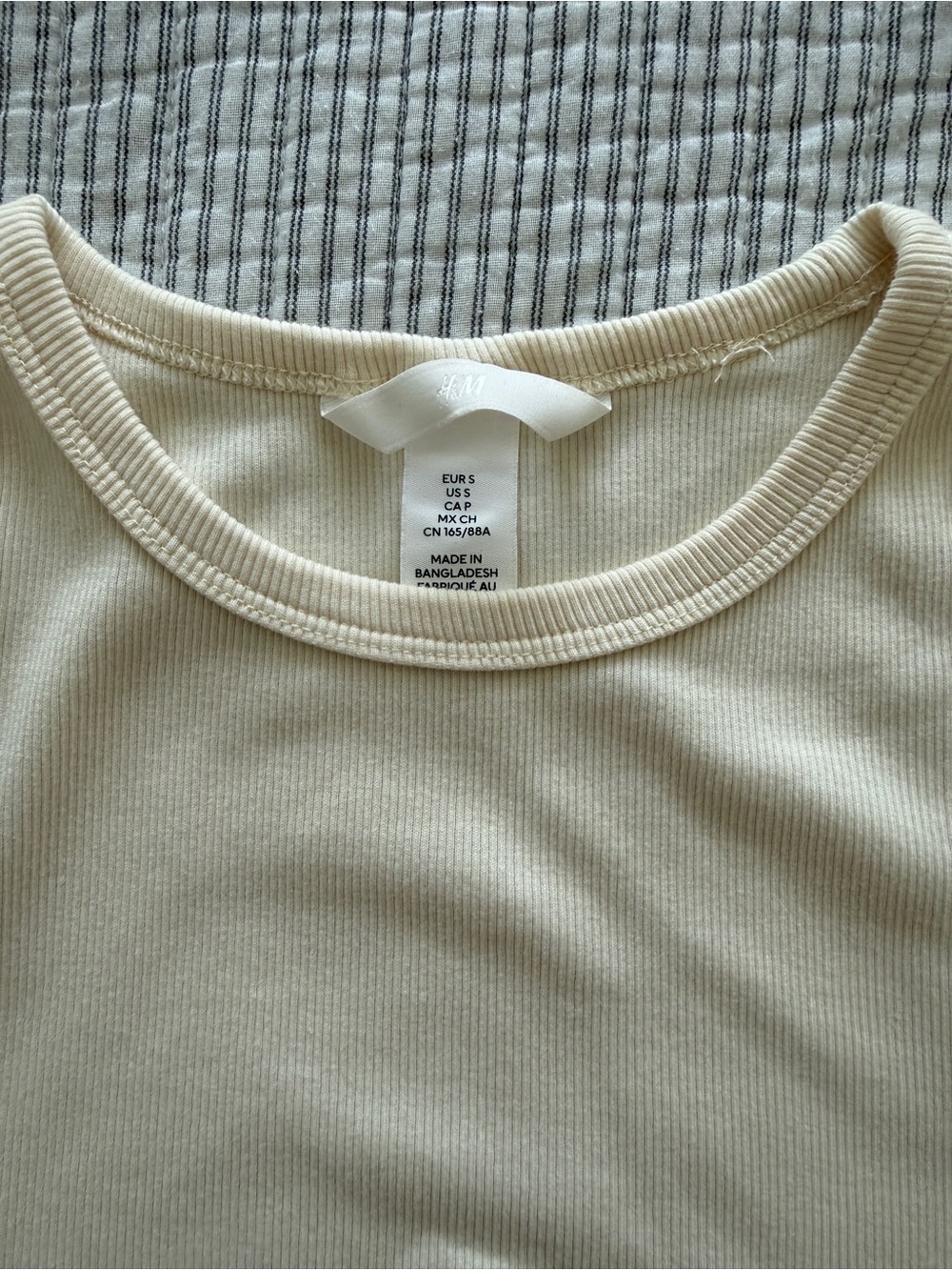 Yellow Ribbed Tank Top - Picture 2 of 2